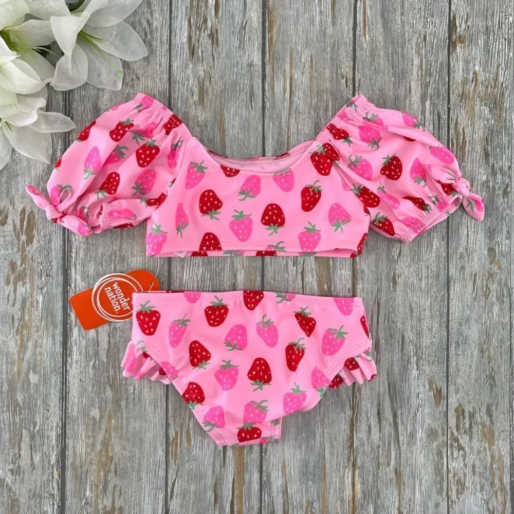 Tankini & Bikini Swimsuit Bathing Suit 2, 2-Piece Sets Size 2T